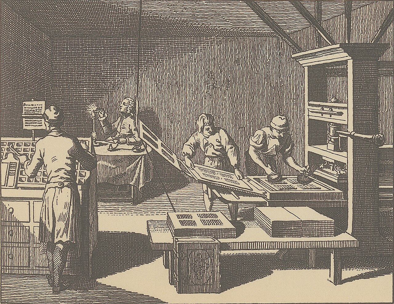Atelier d’imprimerie